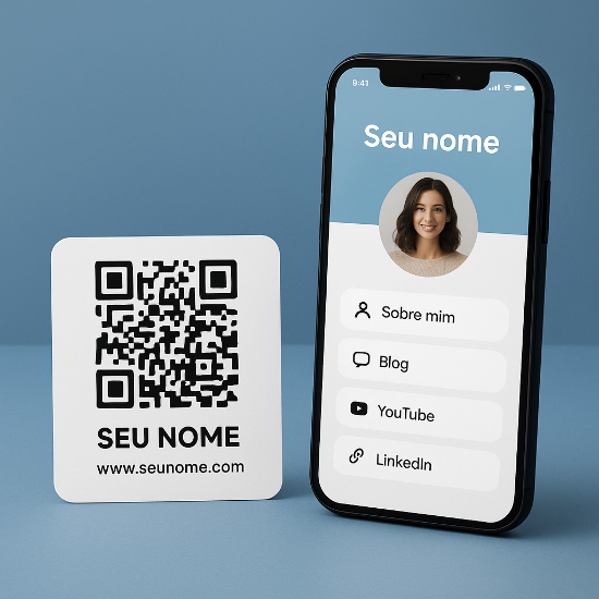 Imagem de Cartão QR + Site Pessoal Exclusivo